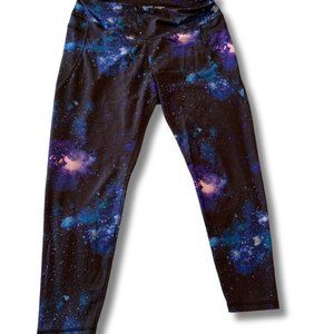 Navy Outer Space - Old Navy Active Elevate Legging "Go Dry" - XXL